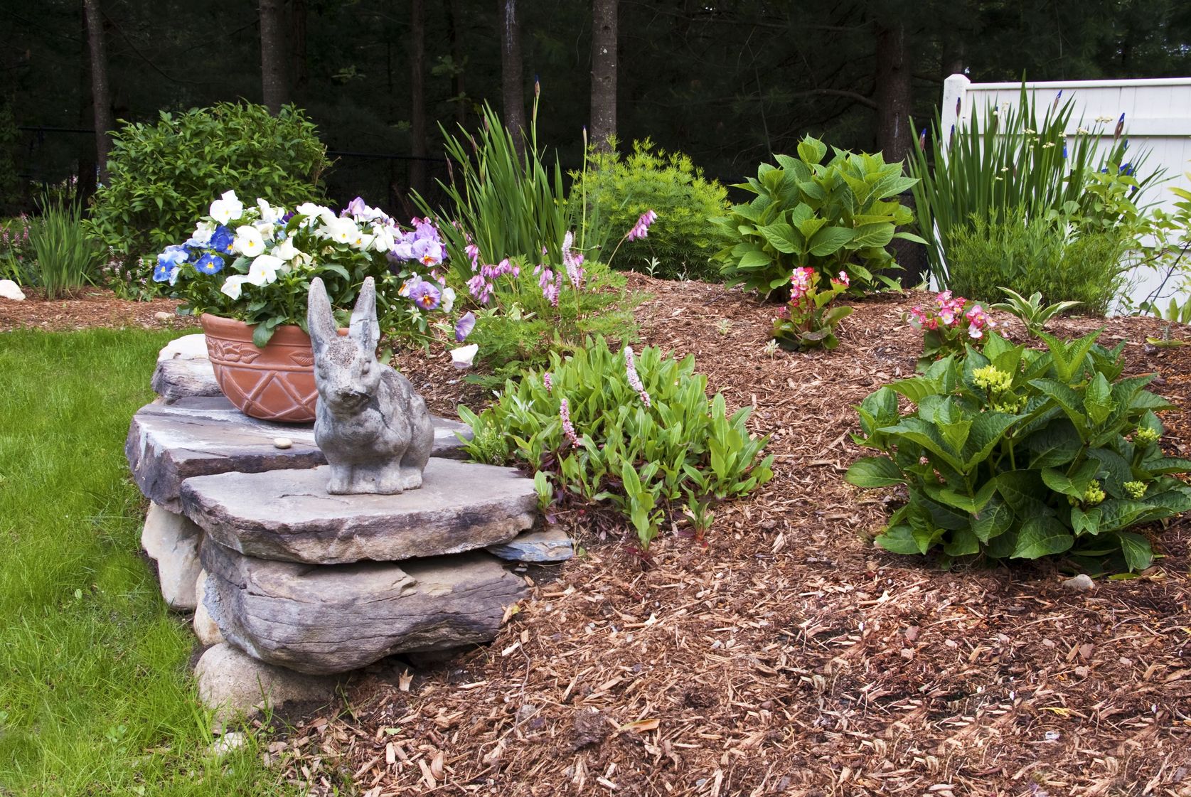 Mulching and Pulling Weeds in Fall - Ryno Lawn Care, LLC